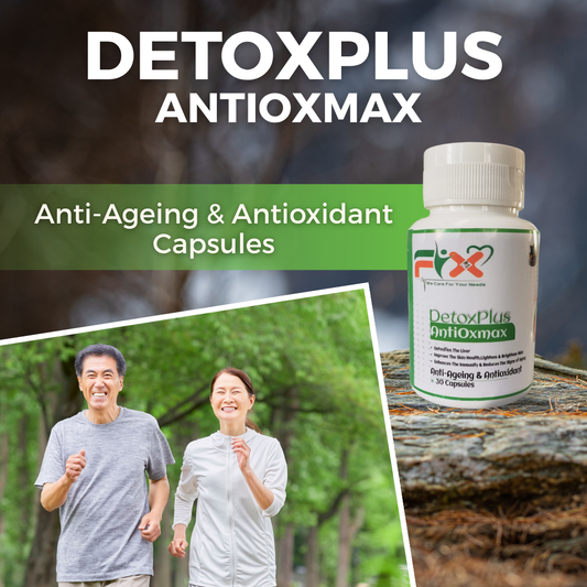 DetoxPlus AntiOxmax - Anti-Ageing & Antioxidant 30 Capsules