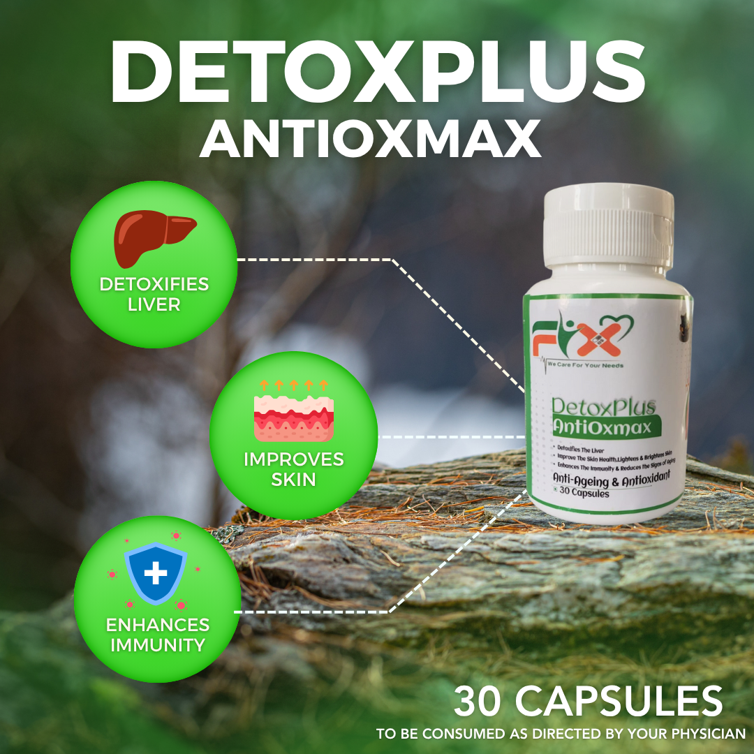 DetoxPlus AntiOxmax - Anti-Ageing & Antioxidant 30 Capsules
