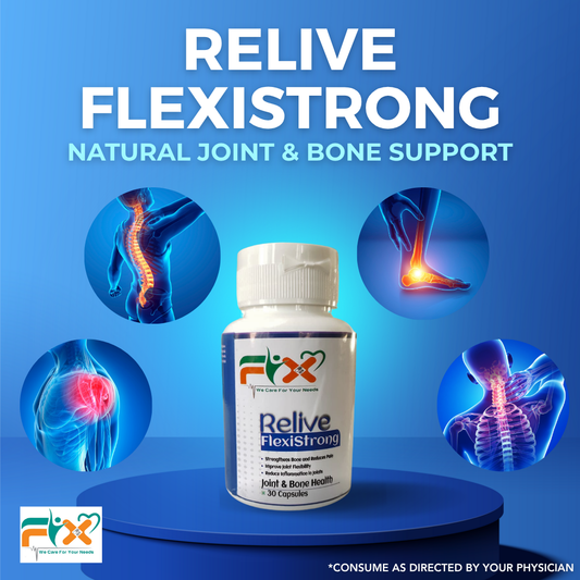 Relive FlexiStrong - Joint & Bone Health - 30 Capsules